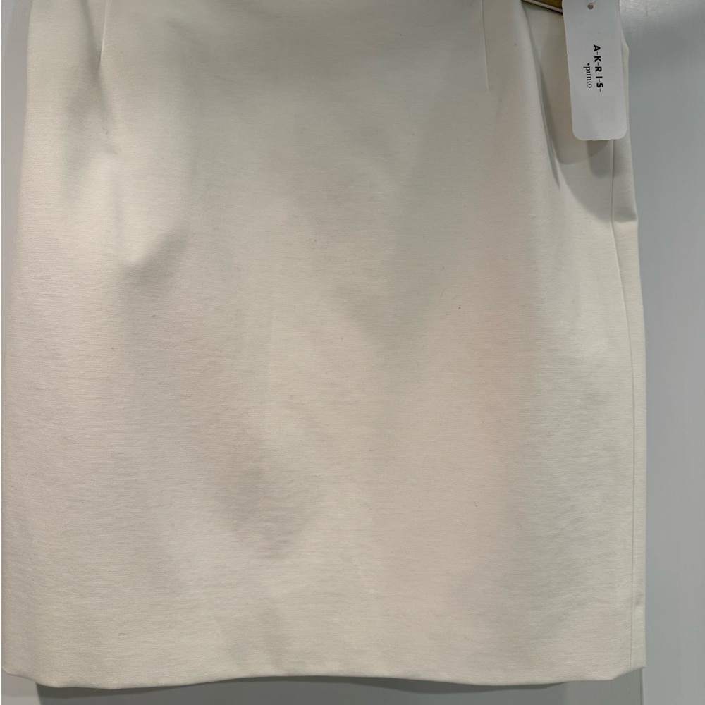 Akris Punto White Mini Pencil Skirt for Work